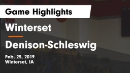 Winterset  vs Denison-Schleswig  Game Highlights - Feb. 25, 2019