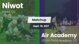 Matchup: Niwot  vs. Air Academy  2017