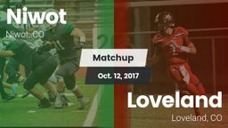Matchup: Niwot  vs. Loveland  2017