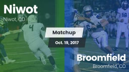 Matchup: Niwot  vs. Broomfield  2017