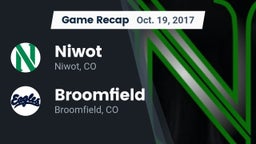 Recap: Niwot  vs. Broomfield  2017