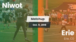 Matchup: Niwot  vs. Erie  2018