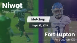 Matchup: Niwot  vs. Fort Lupton  2019