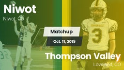 Matchup: Niwot  vs. Thompson Valley  2019