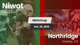 Matchup: Niwot  vs. Northridge  2019