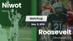 Matchup: Niwot  vs. Roosevelt  2019