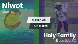 Matchup: Niwot  vs. Holy Family  2020