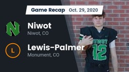 Recap: Niwot  vs. Lewis-Palmer  2020