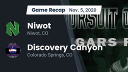 Recap: Niwot  vs. Discovery Canyon  2020