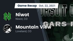 Recap: Niwot  vs. Mountain View  2021