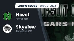 Recap: Niwot  vs. Skyview  2022