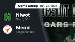 Recap: Niwot  vs. Mead  2022