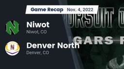 Recap: Niwot  vs. Denver North  2022