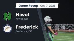 Recap: Niwot  vs. Frederick  2023