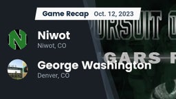 Recap: Niwot  vs. George Washington  2023