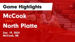 McCook  vs North Platte  Game Highlights - Jan. 19, 2024