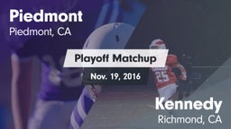 Matchup: Piedmont  vs. Kennedy  2016