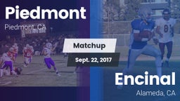 Matchup: Piedmont  vs. Encinal  2017