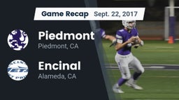 Recap: Piedmont  vs. Encinal  2017