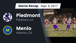 Recap: Piedmont  vs. Menlo  2017