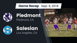 Recap: Piedmont  vs. Salesian  2018