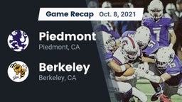 Recap: Piedmont  vs. Berkeley  2021