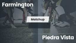 Matchup: Farmington High vs. Piedra Vista  2016