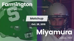 Matchup: Farmington High vs. Miyamura  2016