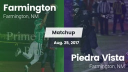 Matchup: Farmington High vs. Piedra Vista  2017
