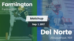 Matchup: Farmington High vs. Del Norte  2017