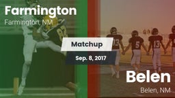 Matchup: Farmington High vs. Belen  2017