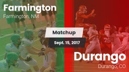 Matchup: Farmington High vs. Durango  2017
