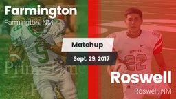 Matchup: Farmington High vs. Roswell  2017