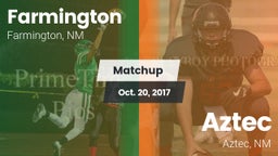 Matchup: Farmington High vs. Aztec  2017