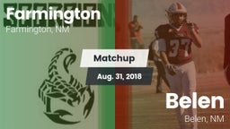 Matchup: Farmington High vs. Belen  2018