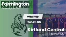 Matchup: Farmington High vs. Kirtland Central  2018