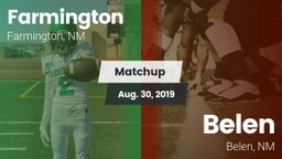 Matchup: Farmington High vs. Belen  2019