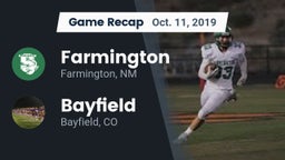 Recap: Farmington  vs. Bayfield  2019