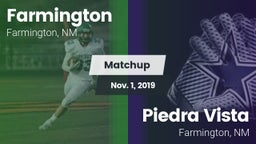 Matchup: Farmington High vs. Piedra Vista  2019