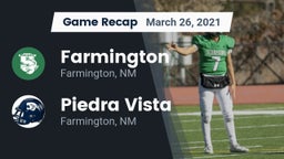 Recap: Farmington  vs. Piedra Vista  2021