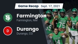 Recap: Farmington  vs. Durango  2021
