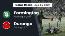 Recap: Farmington  vs. Durango  2022