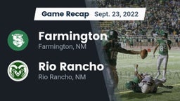 Recap: Farmington  vs. Rio Rancho  2022