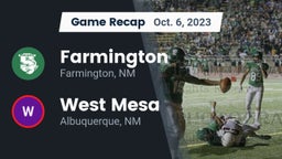Recap: Farmington  vs. West Mesa  2023