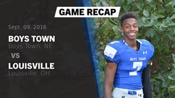 Recap: Boys Town  vs. Louisville  2016