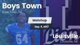 Matchup: Boys Town High vs. Louisville  2017