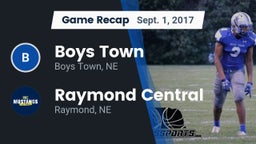 Recap: Boys Town  vs. Raymond Central  2017