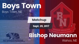 Matchup: Boys Town High vs. Bishop Neumann  2017