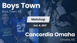 Matchup: Boys Town High vs. Concordia Omaha 2017