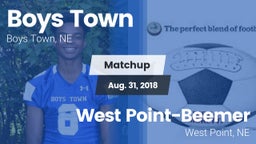Matchup: Boys Town High vs. West Point-Beemer  2018